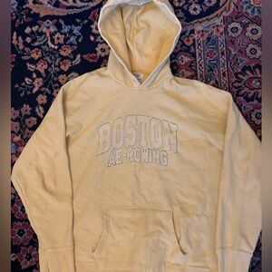 American Eagle Outfitters Vintage Y2K Butter Yellow Hoodie Size XL